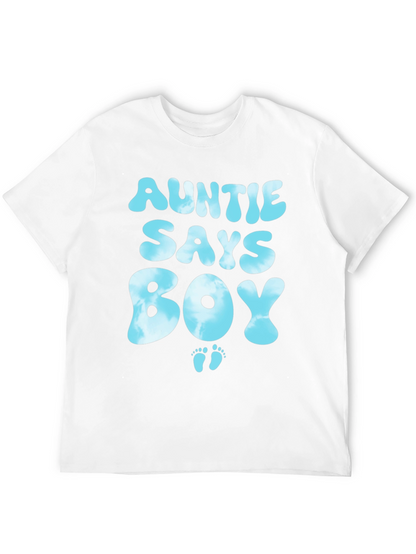 Auntie Says Boy T-Shirt - Baby Shower Gift