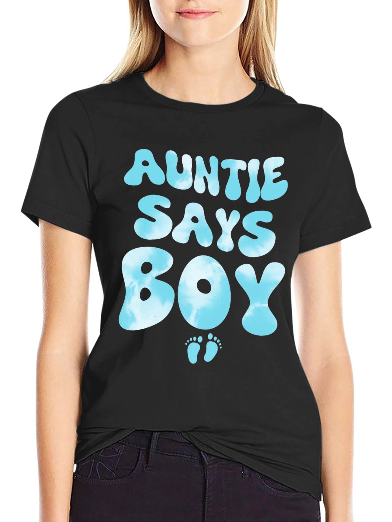 Auntie Says Boy T-Shirt - Baby Shower Gift