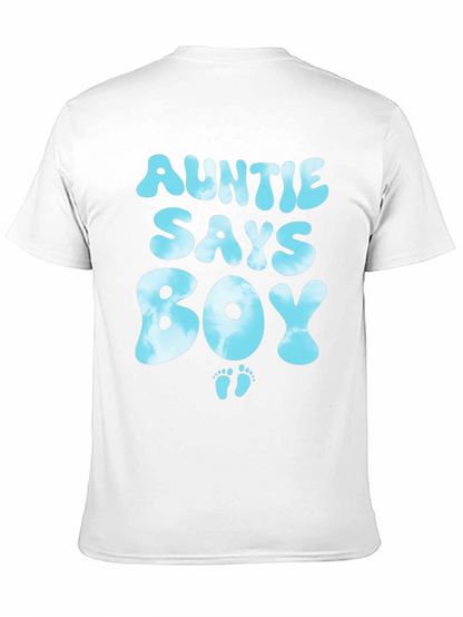 Auntie Says Boy T-Shirt - Baby Shower Gift