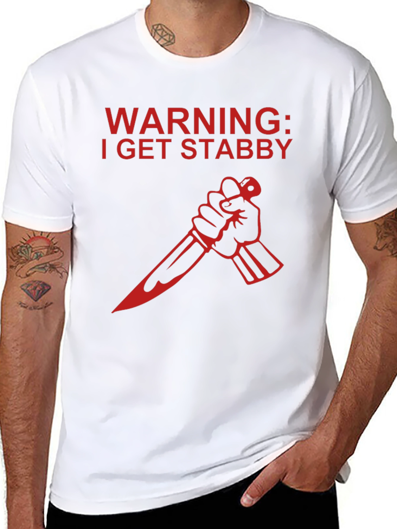 Warning: I Get Stabby T-Shirt