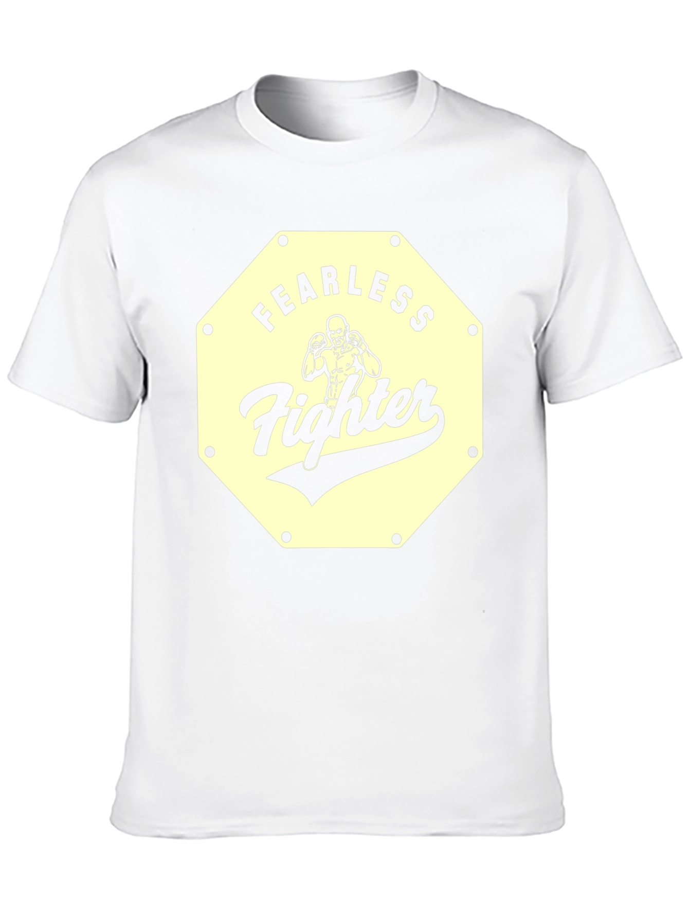Fearless Fighter Graphic Tee - Black