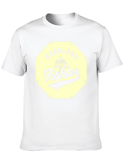 Fearless Fighter Graphic Tee - Black
