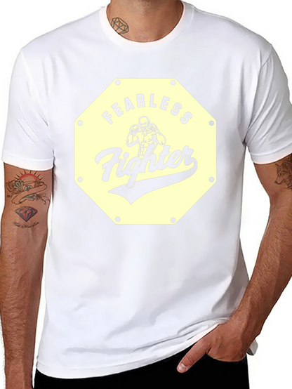 Fearless Fighter Graphic Tee - Black