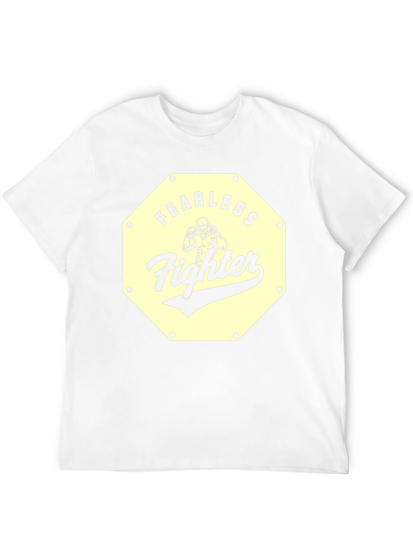 Fearless Fighter Graphic Tee - Black