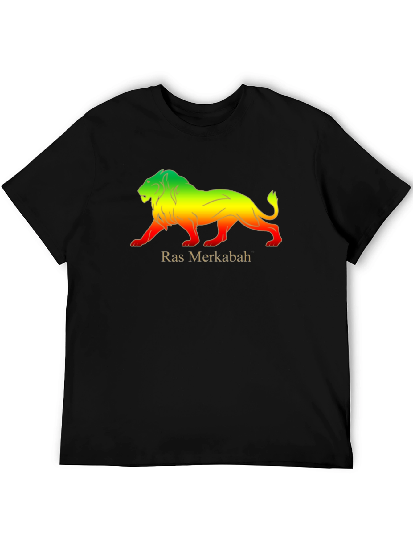 Ras Merkabah Lion Graphic T-Shirt