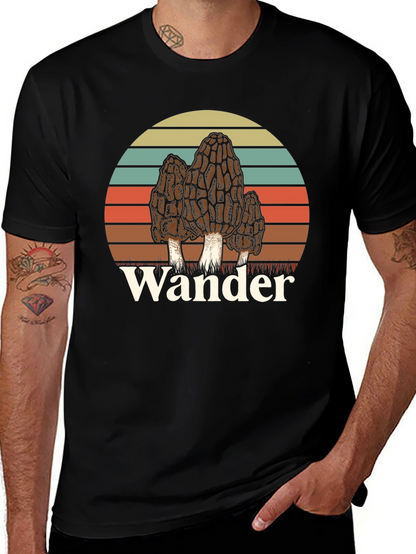 Wander Morel Mushroom Graphic T-Shirt