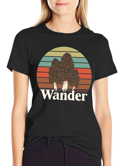 Wander Morel Mushroom Graphic T-Shirt