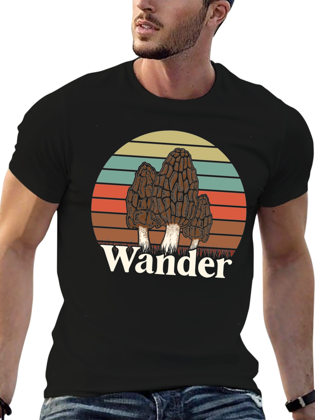 Wander Morel Mushroom Graphic T-Shirt