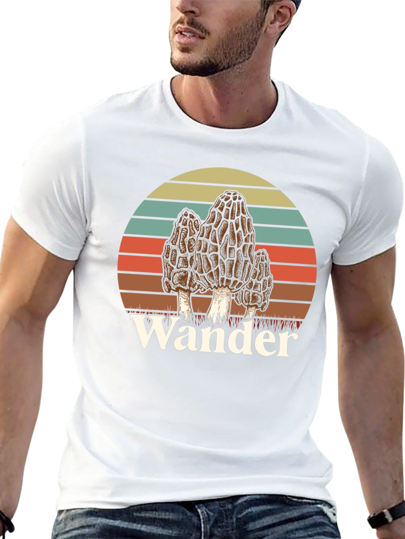 Wander Morel Mushroom Graphic T-Shirt