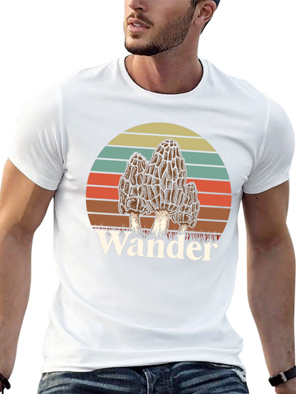 Wander Morel Mushroom Graphic T-Shirt