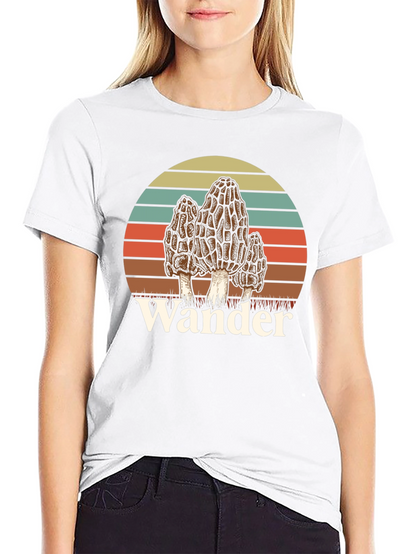 Wander Morel Mushroom Graphic T-Shirt