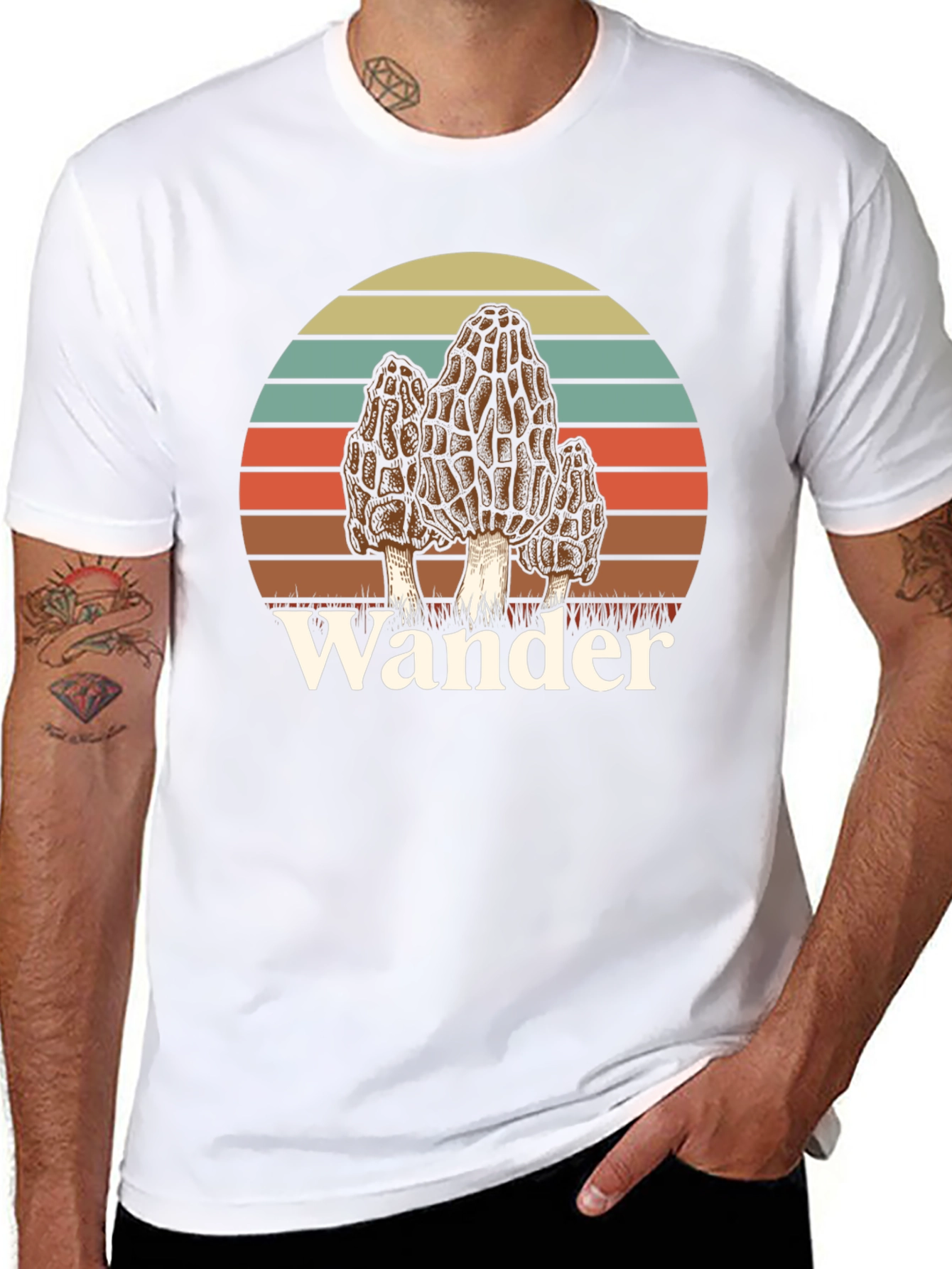 Wander Morel Mushroom Graphic T-Shirt