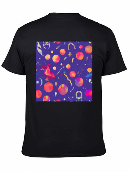 Magic Print Black T-Shirt
