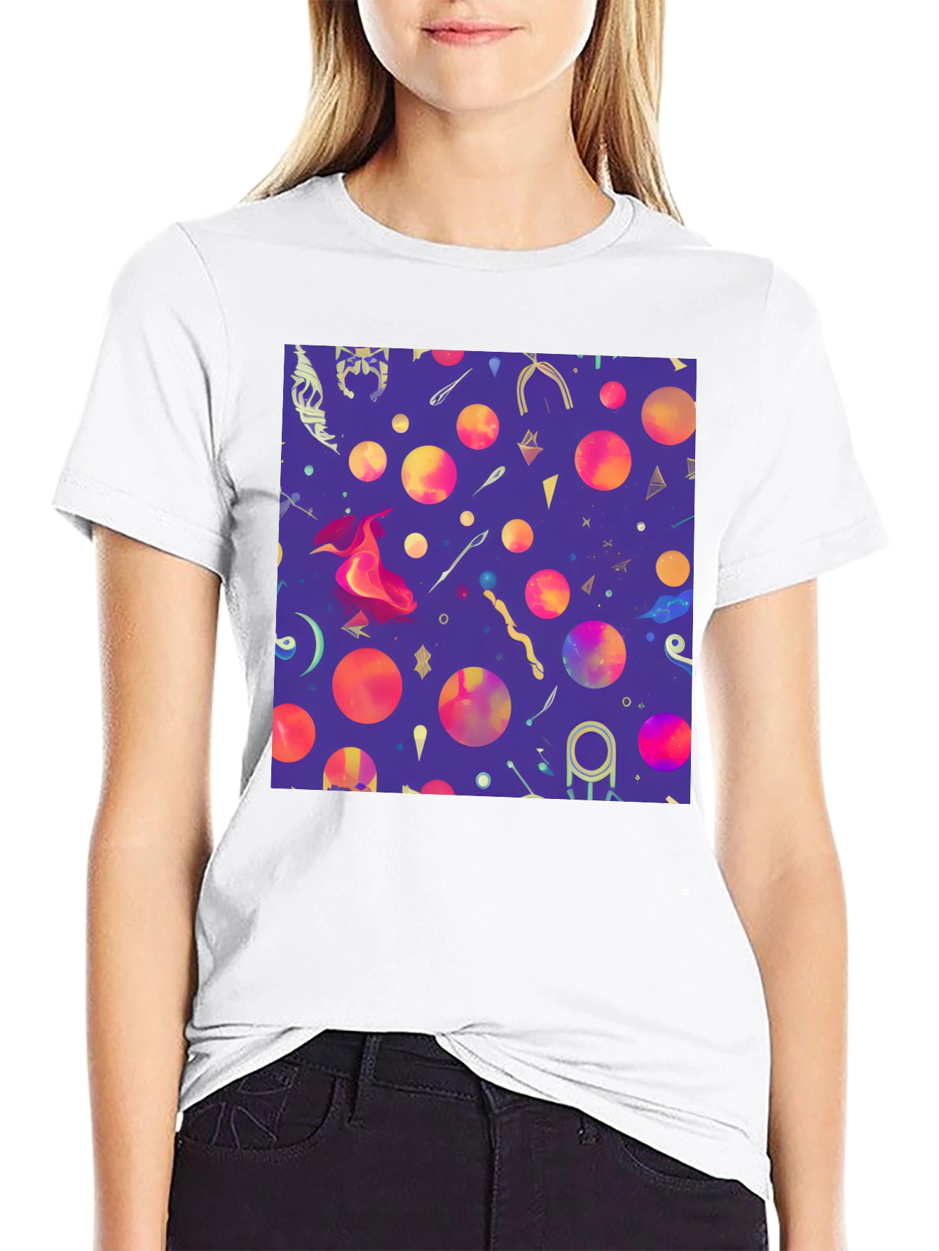Magic Print Black T-Shirt