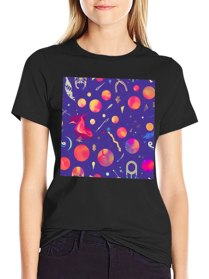 Magic Print Black T-Shirt