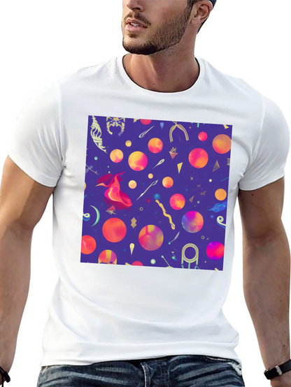Magic Print Black T-Shirt