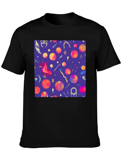 Magic Print Black T-Shirt