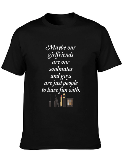 Girlfriend Soulmate Graphic Tee - Fun & Stylish