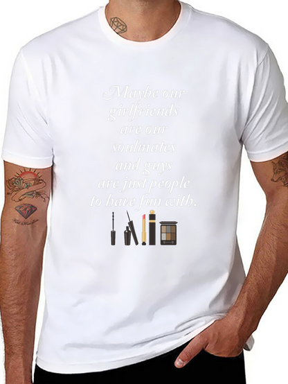 Girlfriend Soulmate Graphic Tee - Fun & Stylish