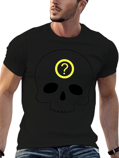 Skull Question Mark T-Shirt - Mystery & Style