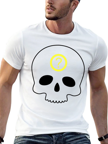 Skull Question Mark T-Shirt - Mystery & Style