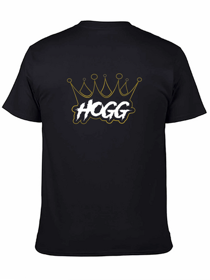 HOGG Crown Graphic T-Shirt - Black Cotton Tee