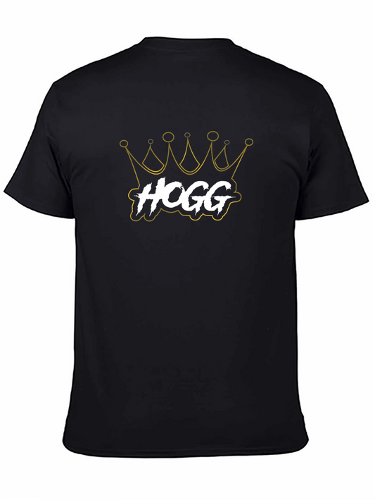 HOGG Crown Graphic T-Shirt - Black Cotton Tee