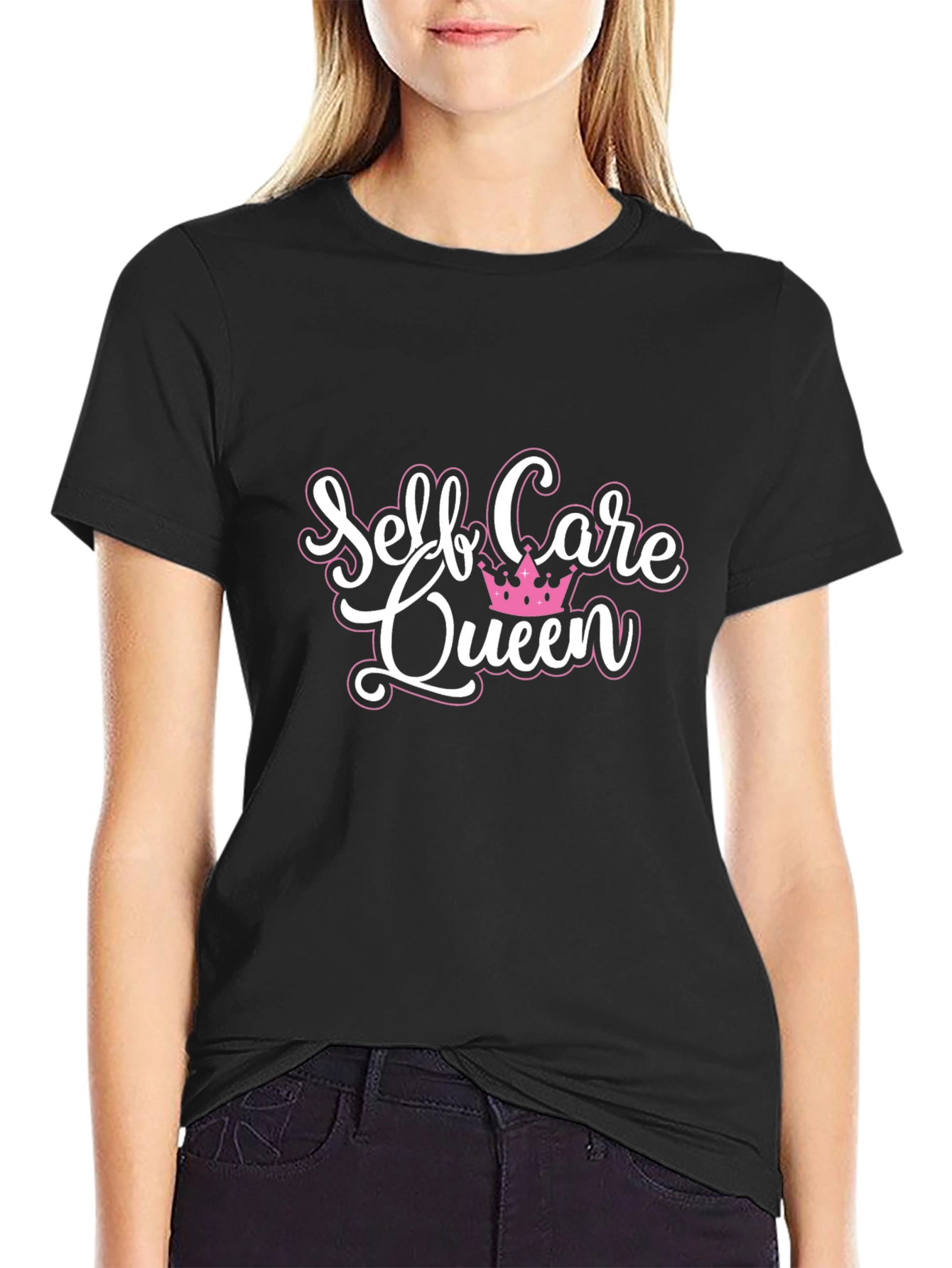 Self Care Queen Black T-Shirt