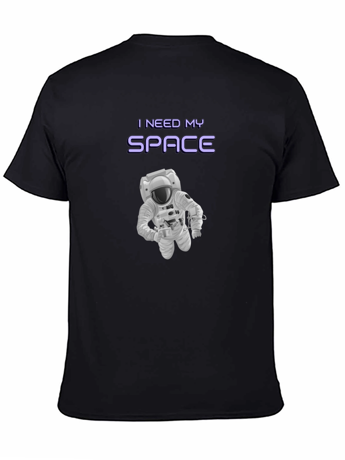 I Need My Space Graphic T-Shirt - Astronaut Design