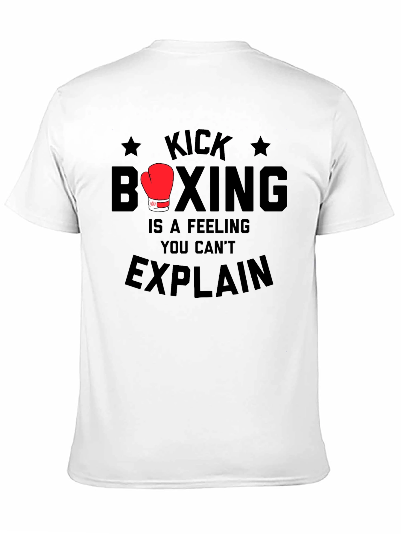 Kick Boxing Feeling Mens Black T-Shirt