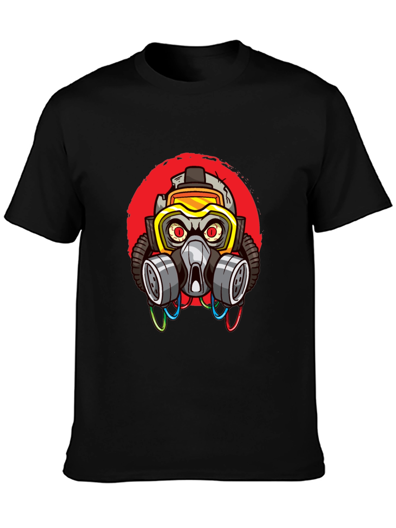 Gas Mask Graphic T-Shirt - Cool Streetwear Style