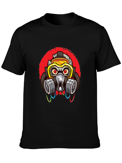 Gas Mask Graphic T-Shirt - Cool Streetwear Style