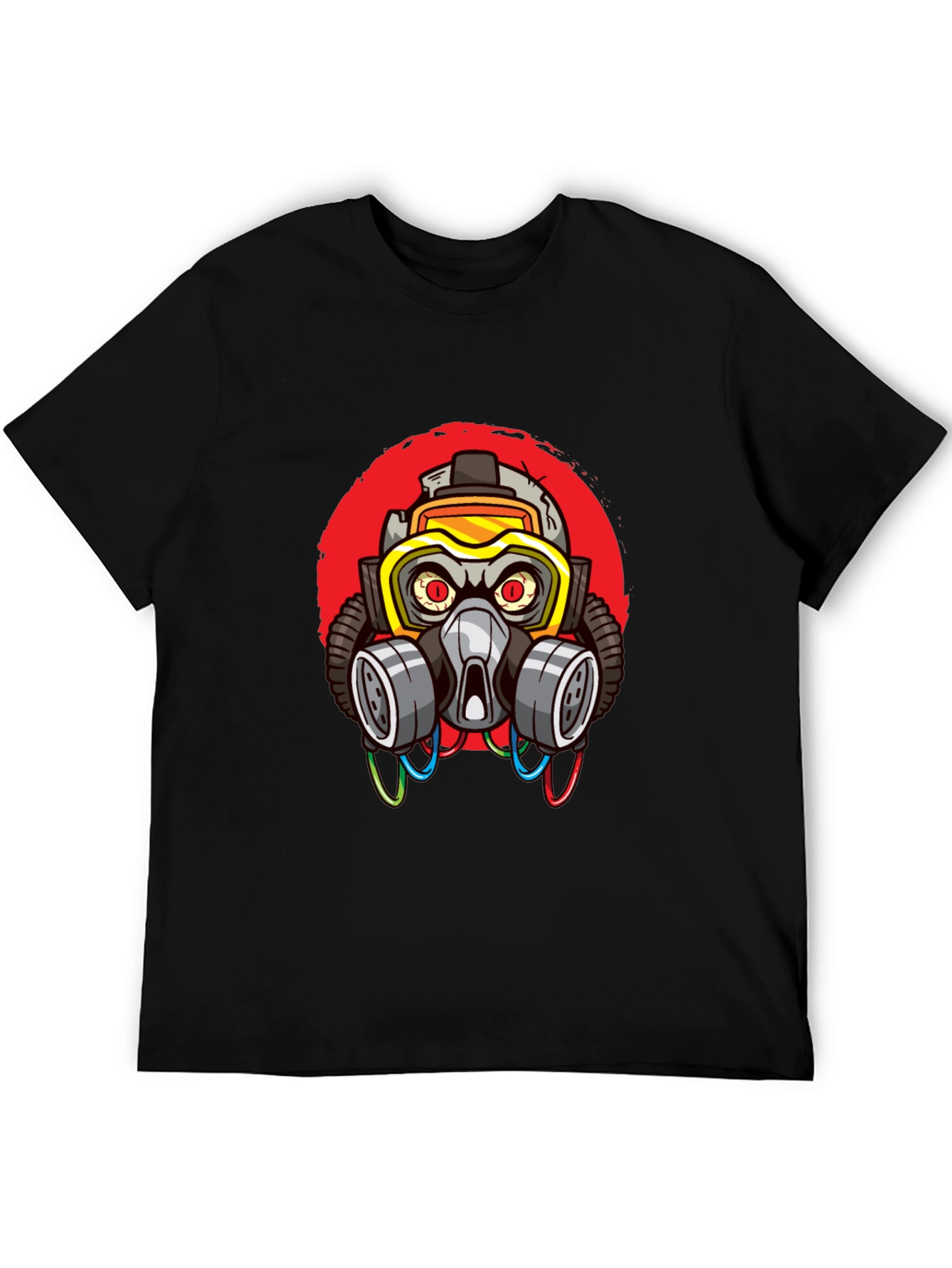 Gas Mask Graphic T-Shirt - Cool Streetwear Style