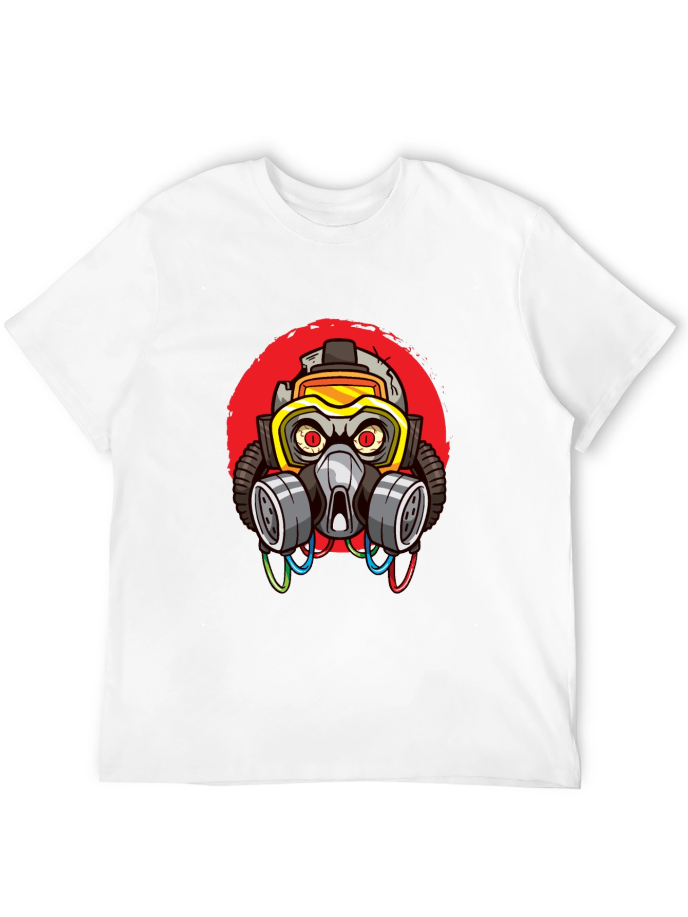 Gas Mask Graphic T-Shirt - Cool Streetwear Style