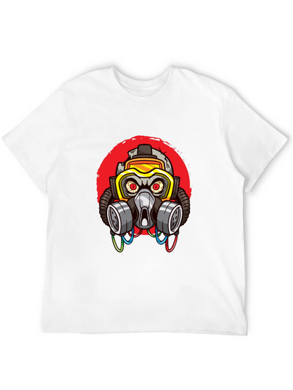Gas Mask Graphic T-Shirt - Cool Streetwear Style