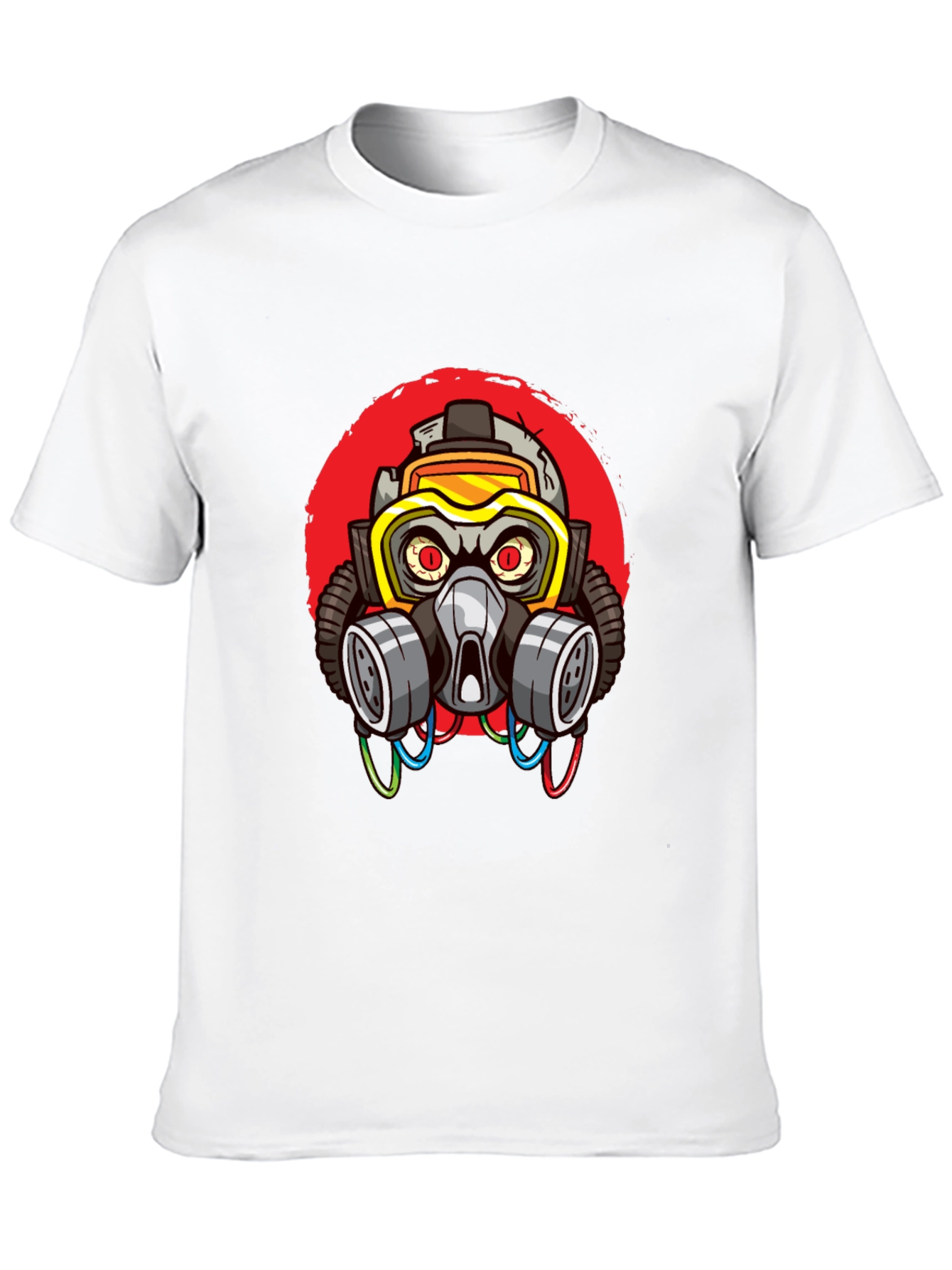 Gas Mask Graphic T-Shirt - Cool Streetwear Style