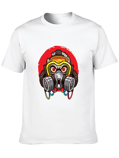 Gas Mask Graphic T-Shirt - Cool Streetwear Style