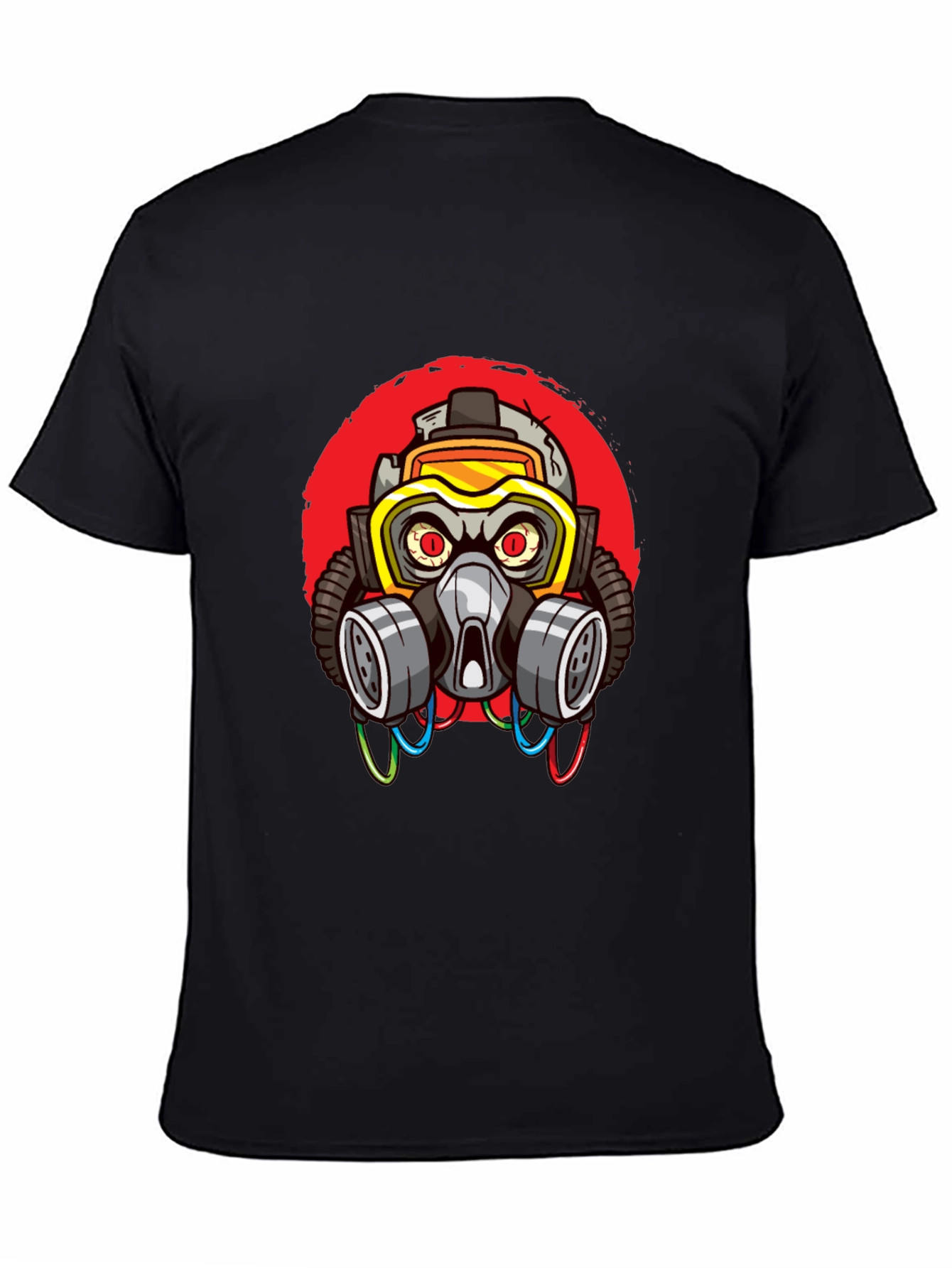 Gas Mask Graphic T-Shirt - Cool Streetwear Style