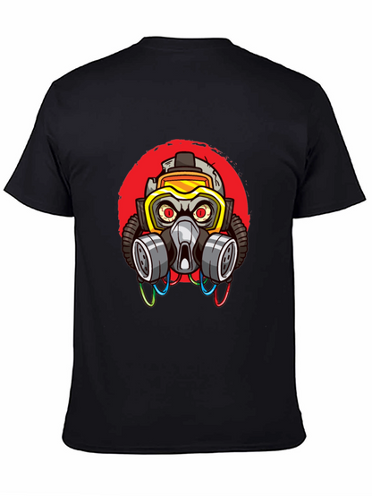 Gas Mask Graphic T-Shirt - Cool Streetwear Style