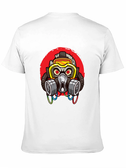 Gas Mask Graphic T-Shirt - Cool Streetwear Style