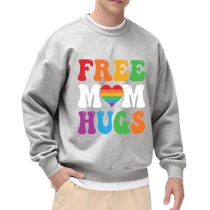 Rainbow Pride "Free Mom Hugs" Inclusive Crewneck