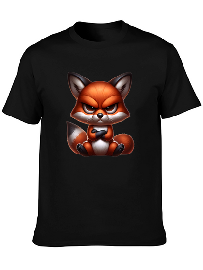Grumpy Fox Graphic Tee - Mens Black T-Shirt