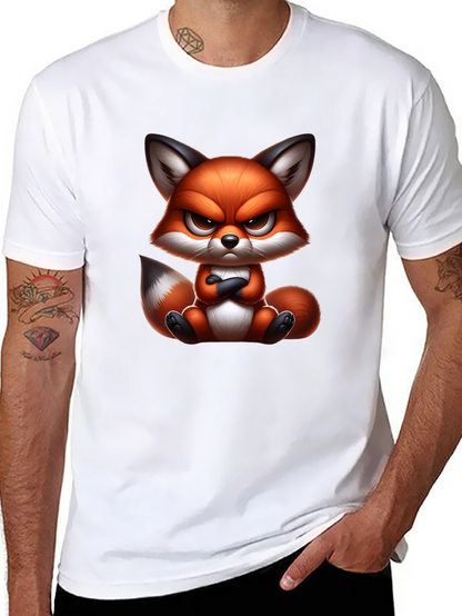 Grumpy Fox Graphic Tee - Mens Black T-Shirt