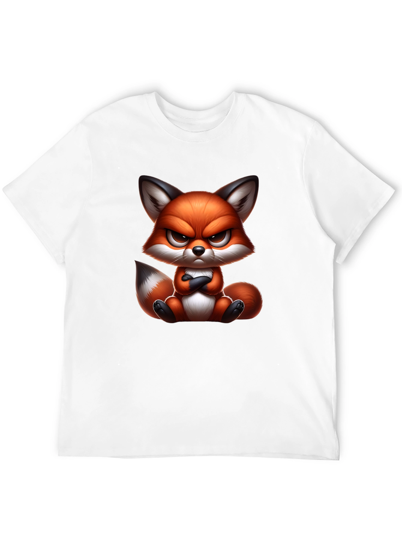 Grumpy Fox Graphic Tee - Mens Black T-Shirt