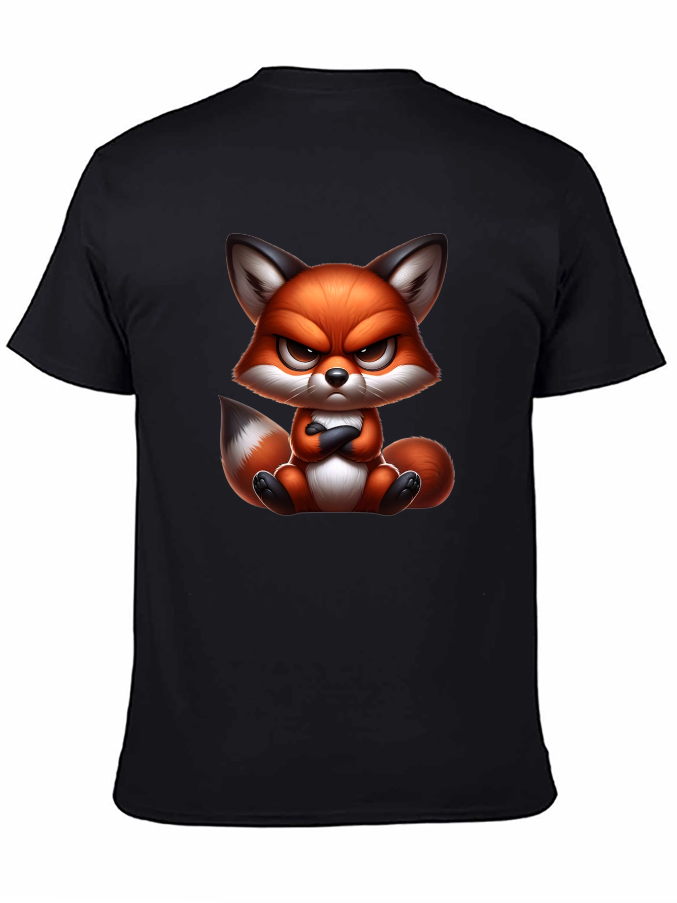 Grumpy Fox Graphic Tee - Mens Black T-Shirt