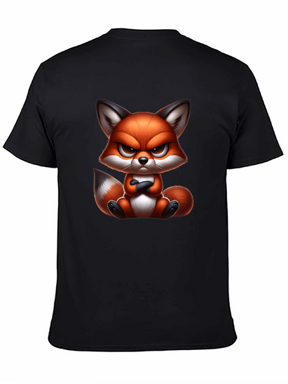 Grumpy Fox Graphic Tee - Mens Black T-Shirt