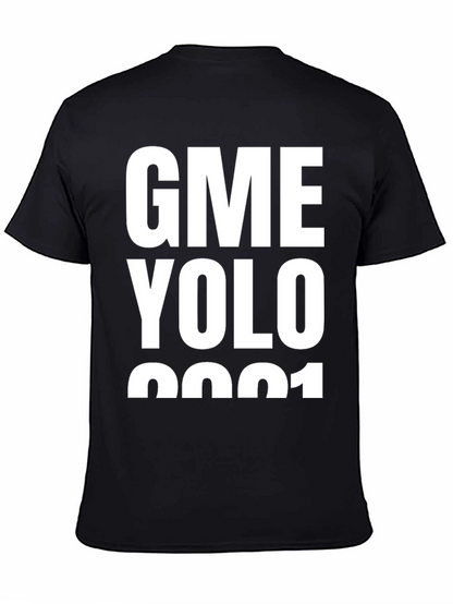 GME YOLO 2021 Black T-Shirt