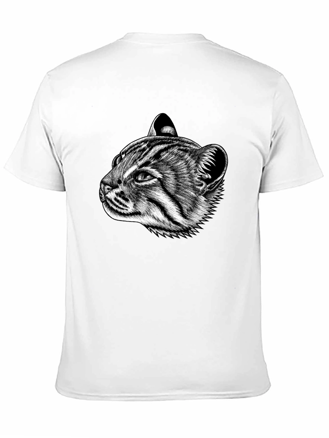 Cat Portrait Graphic T-Shirt