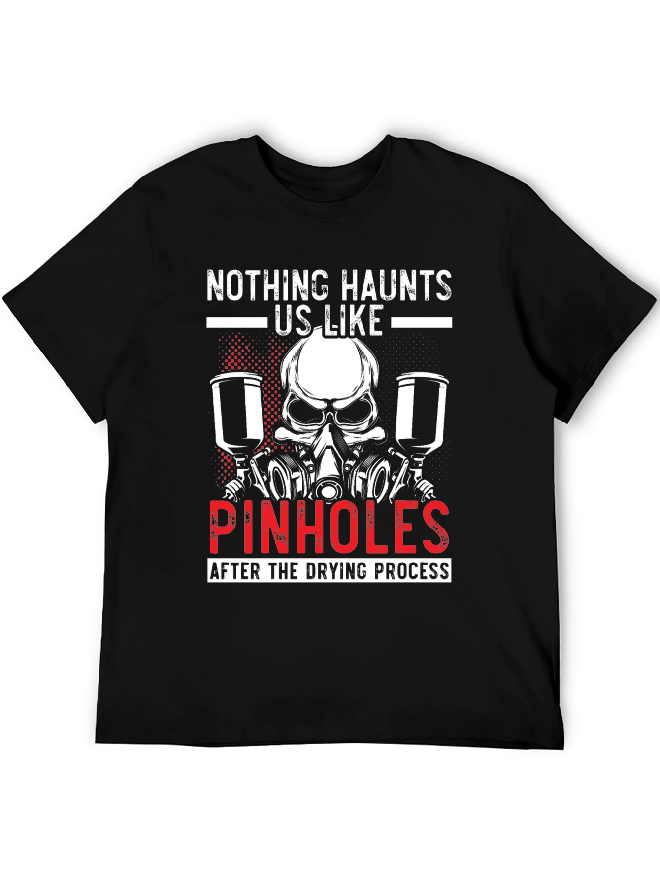Painter Skull Pinhole T-Shirt