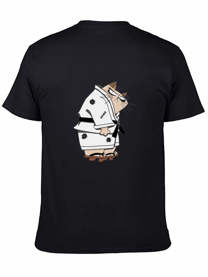 Karate Cat T-Shirt - Martial Arts Funny Tee
